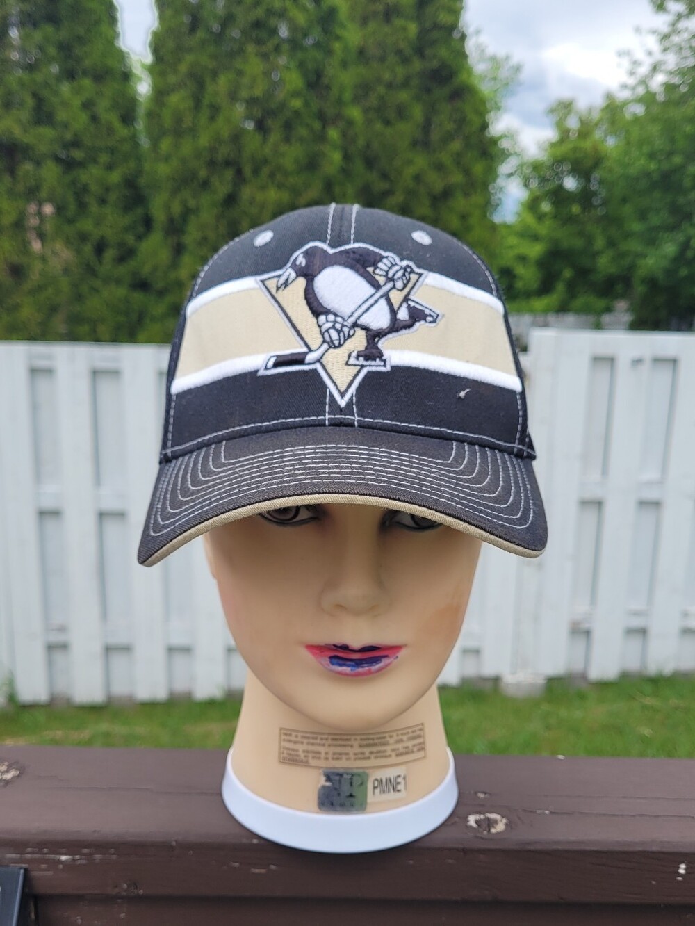 Pittsburgh Penguins Black & Gold NHL Hockey Cap